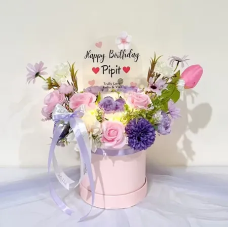 Bloom Box Akrilik Ucapan Ulang Tahun Labuhanbatu